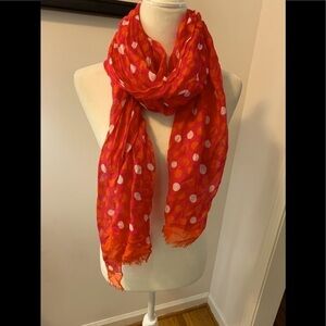 Vera Bradley pink/orange scarf